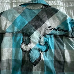 Men’s Rock Revival button down